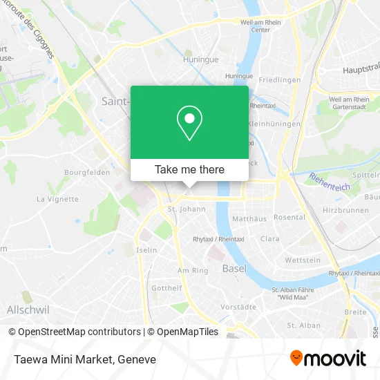Taewa Mini Market map