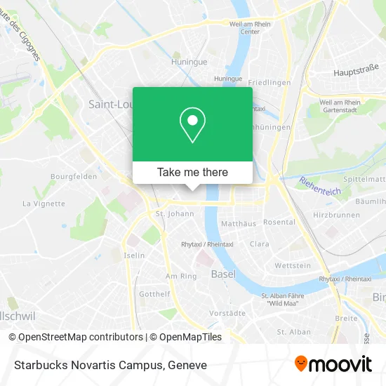 Starbucks Novartis Campus map