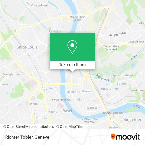 Richter Tobler map