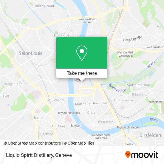 Liquid Spirit Distillery map