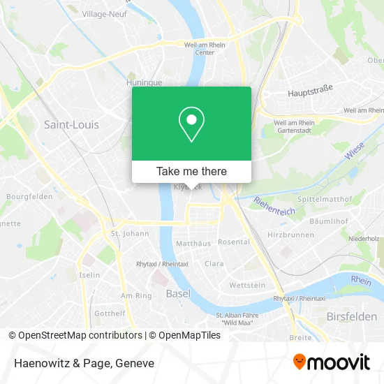 Haenowitz & Page map