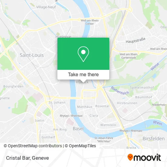 Cristal Bar map