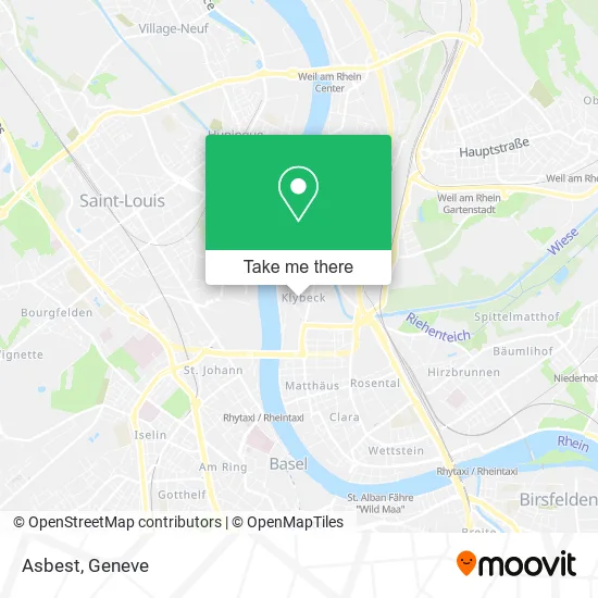 Asbest map