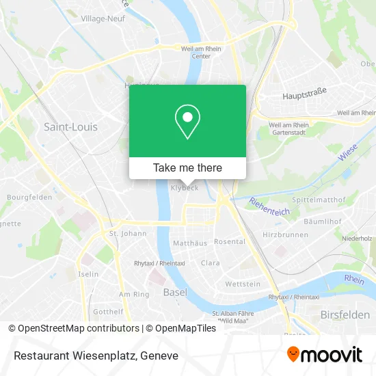 Restaurant Wiesenplatz map