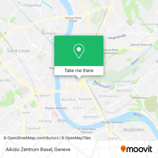 Aikido Zentrum Basel map