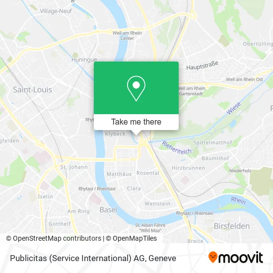 Publicitas (Service International) AG map