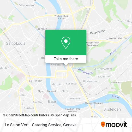 Le Salon Vert - Catering Service map