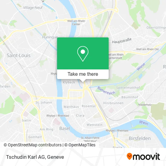 Tschudin Karl AG map