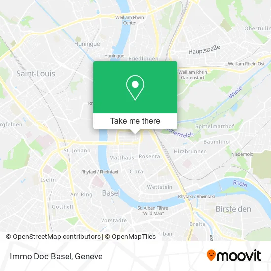 Immo Doc Basel map