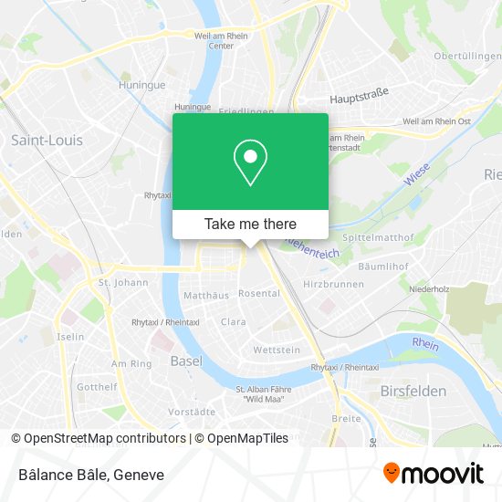 Bâlance Bâle map