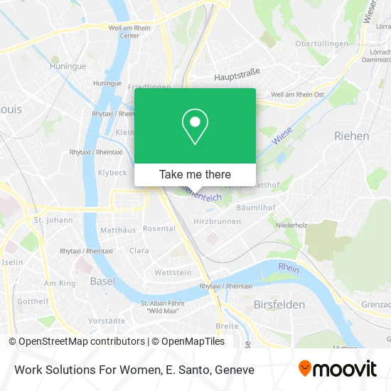 Work Solutions For Women, E. Santo map