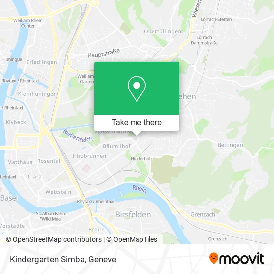 Kindergarten Simba map