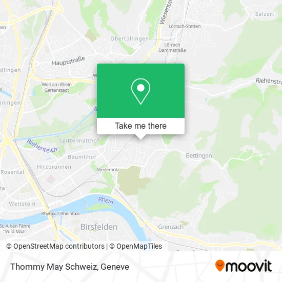 Thommy May Schweiz map