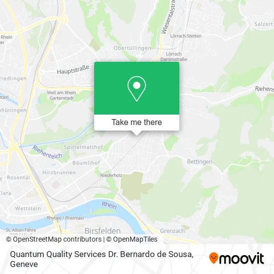 Quantum Quality Services Dr. Bernardo de Sousa map