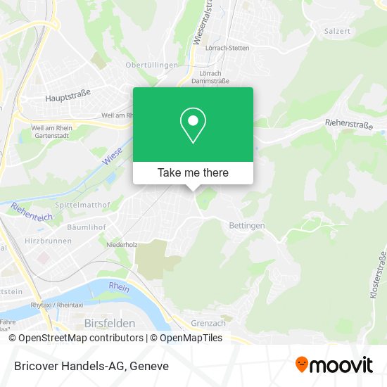 Bricover Handels-AG map