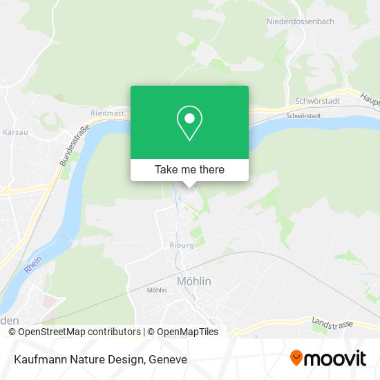 Kaufmann Nature Design map