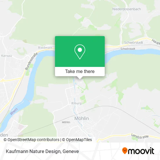 Kaufmann Nature Design map