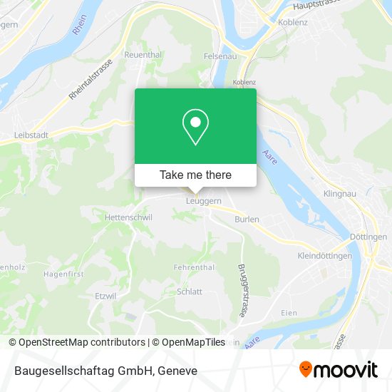 Baugesellschaftag GmbH map