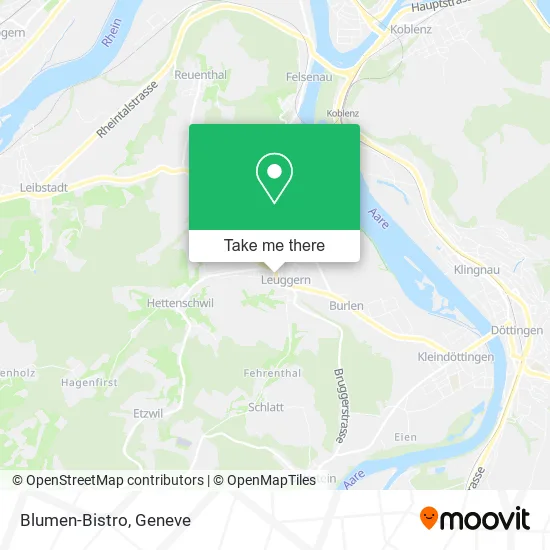 Blumen-Bistro map