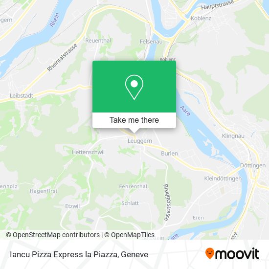Iancu Pizza Express la Piazza map