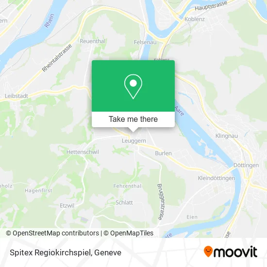 Spitex Regiokirchspiel map