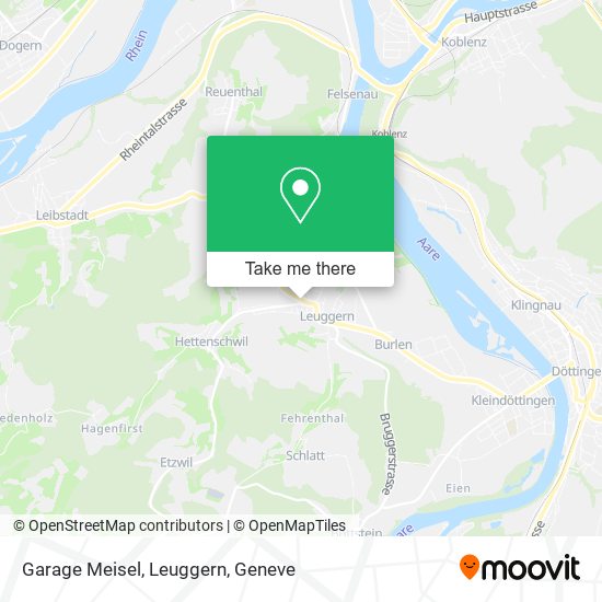Garage Meisel, Leuggern map