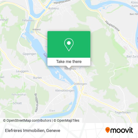 Elefrères Immobilien map