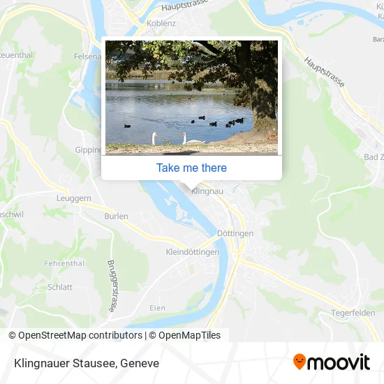 Klingnauer Stausee map