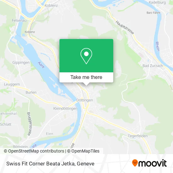 Swiss Fit Corner Beata Jetka map