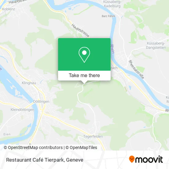 Restaurant Café Tierpark map