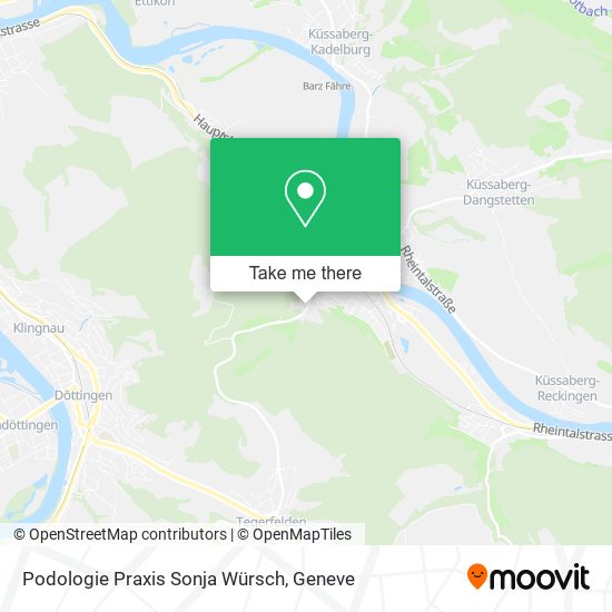 Podologie Praxis Sonja Würsch map