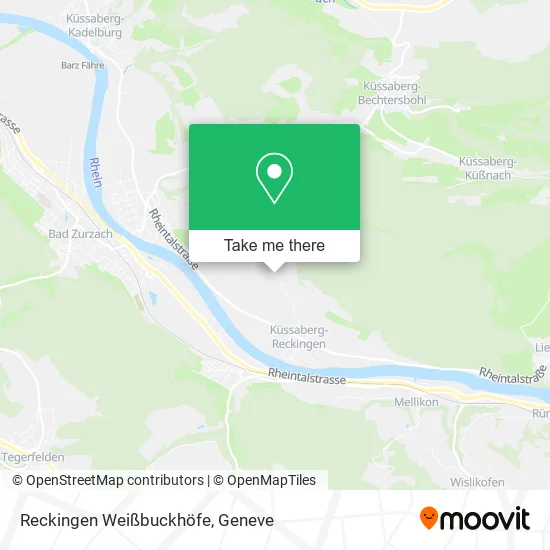 Reckingen Weißbuckhöfe map