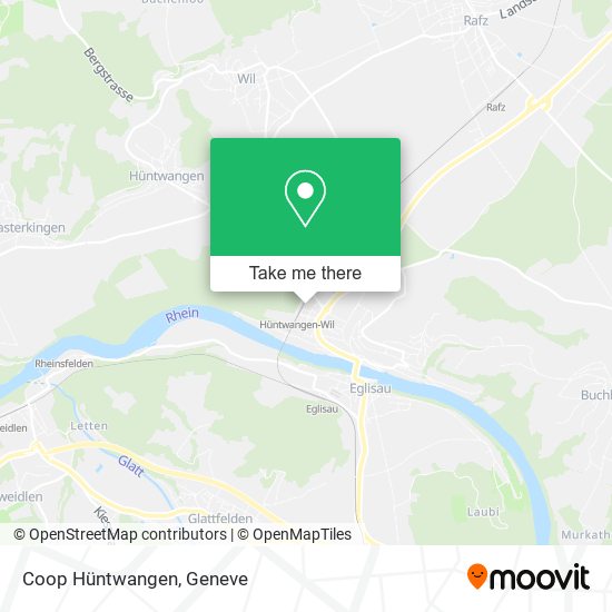 Coop Hüntwangen map