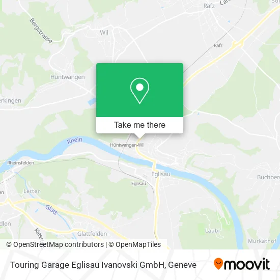 Touring Garage Eglisau Ivanovski GmbH map