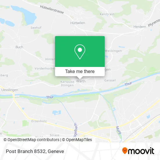 Post Branch 8532 map