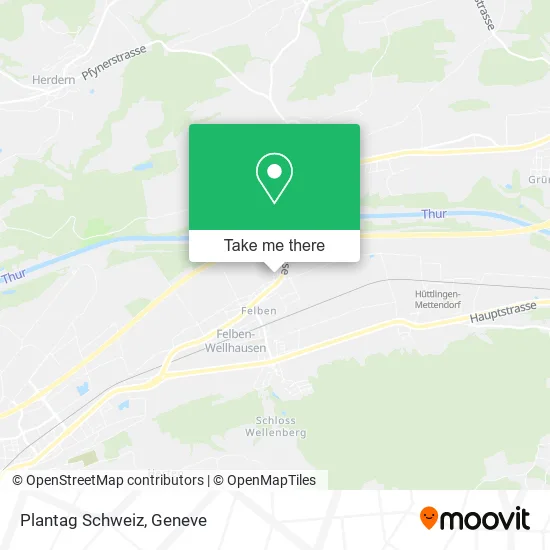 Plantag Schweiz map