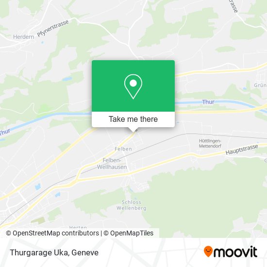 Thurgarage Uka map