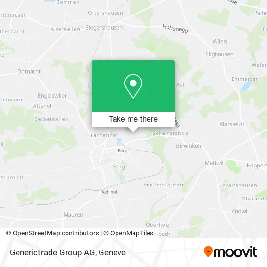 Generictrade Group AG map