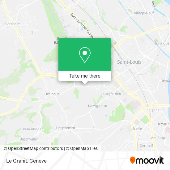 Le Granit map