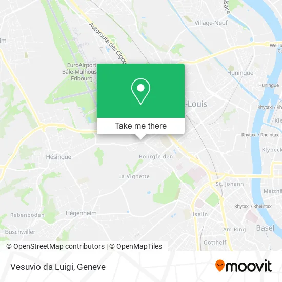 Vesuvio da Luigi map