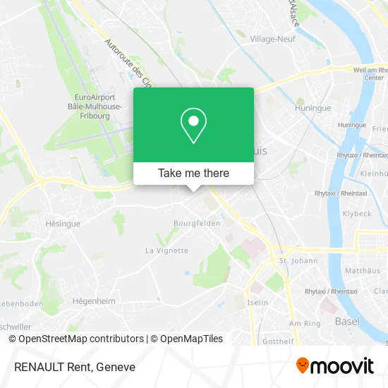 RENAULT Rent map