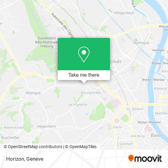 Horizon map