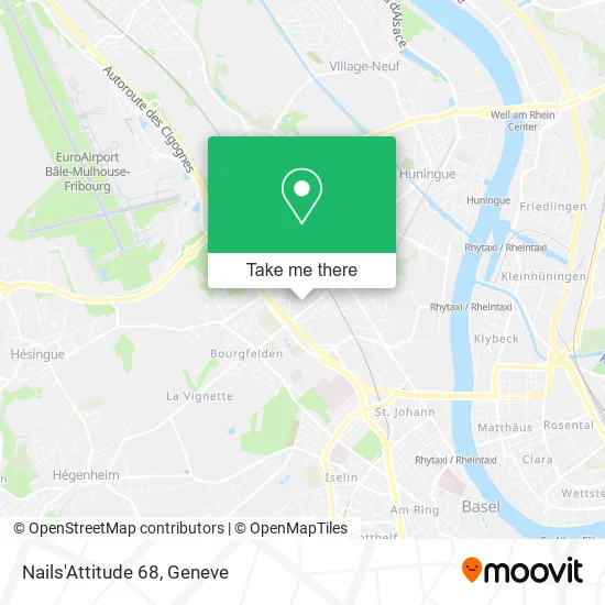 Nails'Attitude 68 map