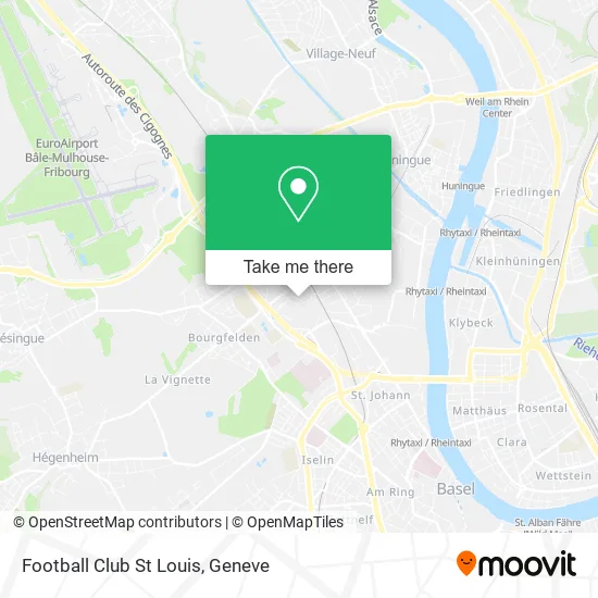 Football Club St Louis map