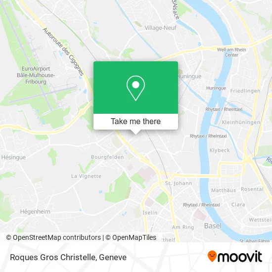 Roques Gros Christelle map