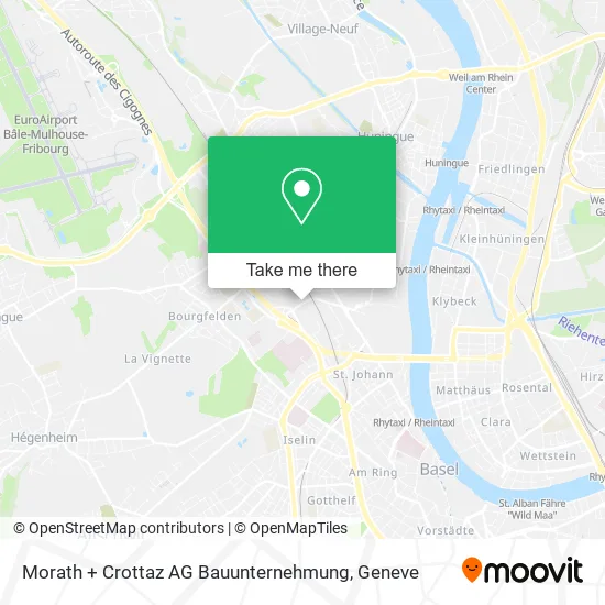 Morath + Crottaz AG Bauunternehmung map
