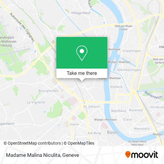 Madame Malina Niculita map