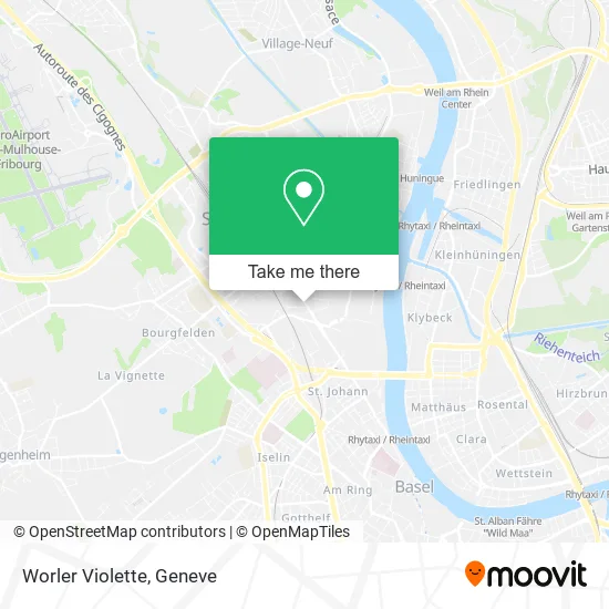 Worler Violette map