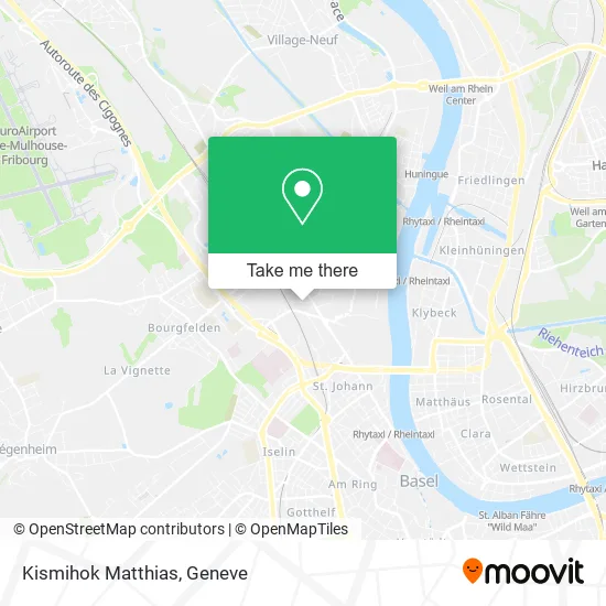 Kismihok Matthias map