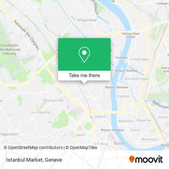 Istanbul Market map